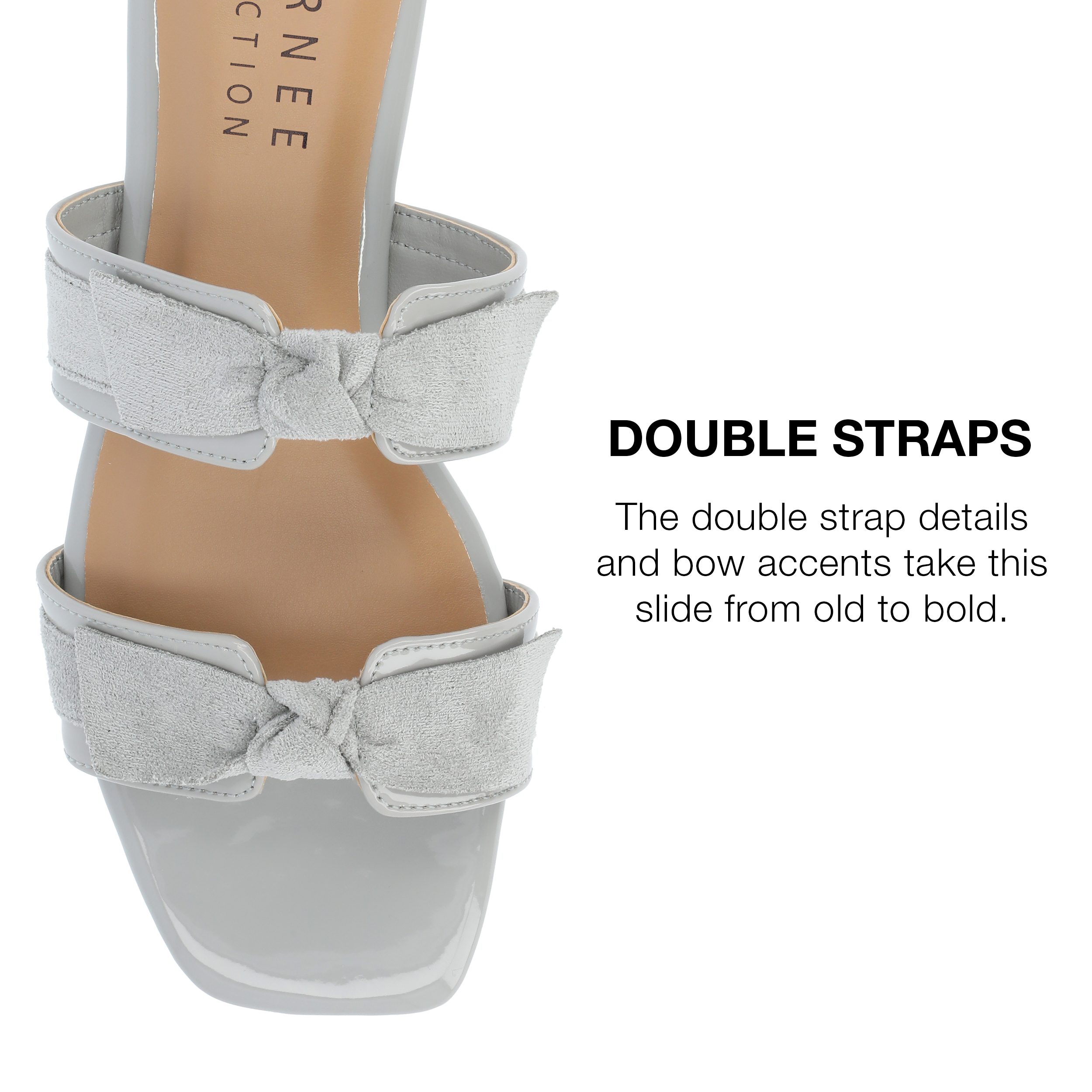 Journee Collection Womens Ireanna Tru Comfort Foam Slip On Slide Flat Sandals