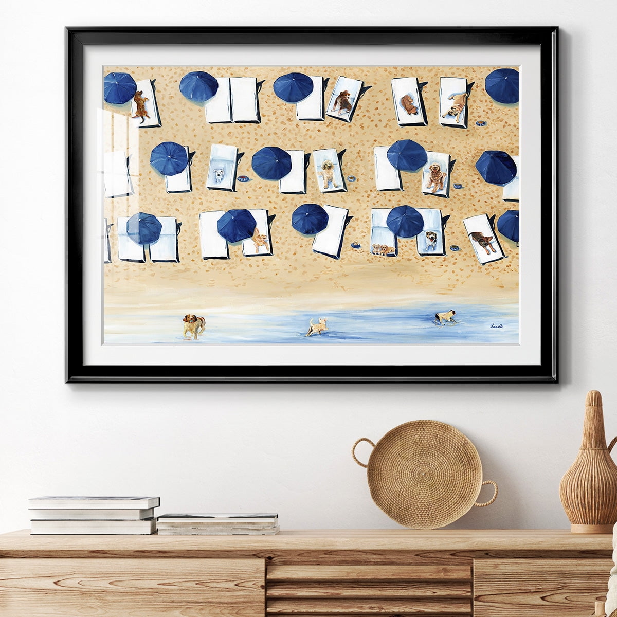 Dogs Allowed Premium Framed Print - Ready to Hang