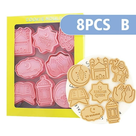 

Eid Mubarak Biscuit Cookie Cutter Set Ramadan Kareem Decoration 202 L9I3