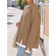 thumbnail image 4 of Womens Oversized Crewneck Sweatshirt - Teacher Outfits Fall Long Sleeve Top, 4 of 12