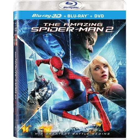 The Amazing Spider-Man 2 (Blu-ray + Blu-ray + DVD)