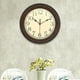 thumbnail image 3 of Reloj de pared redondo de estilo retro, silencioso, sin tictac, de 12 pulgadas, para colgar Bronce antiguo, 3 of 7