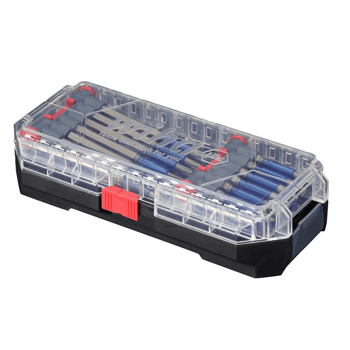 Wiha Tools 24 Piece GoStack TerminatorBlue Impact Bit Set with Nut Setters and Adapter