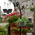 thumbnail image 3 of 3Pcs Hanging Planters Plastic Hanging Plant Pot Basket Hanging Flower Pots for Home Balcony, 3 of 6