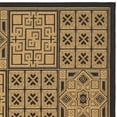 thumbnail image 3 of Transitional Rug - Courtyard Polypropylene -Black/Natural-Color:Black/Natural,Design:Transitional,Shape:Large Rectangle,Size:11'L x 8'W, 3 of 5