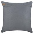 thumbnail image 3 of Cushion Cover, Decorative Pillow Covers Pack of 2, 14x14 inch (35x35 cm) Silver, Faux Leather Throw Pillow Covers, Handmade Pillow Covers, Patchwork Pillow Cover, Now and Ever, 3 of 5