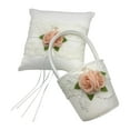 thumbnail image 2 of Wedding Pillow 7.9 inch Bridal Decorative Wedding Supplies Flower Girl Basket for Beach Weddings, Indoor & Outdoor Weddings, 2 of 7