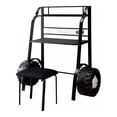 thumbnail image 2 of Furniture of America Daiton Novelty Metal Black Race Car Kids Desk and Stool Set, 2 of 8