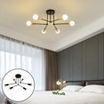 thumbnail image 4 of Nordic Ceiling Light, 6 Light Chandelier, Creative Pendant Lighting Ceiling Light Fixture for Hallway, Bar, Living Room, Dining Room, Kitchen, Bedroom - 2, 4 of 10