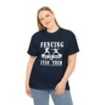 thumbnail image 4 of Fencing Make New Friends Shirt, Fencer T-shirt Gift, En Garde Tee - ID: 816, 4 of 7