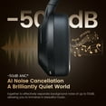 thumbnail image 5 of Filwans H Zero pro -50dB ANC Headphones Hi-Res AUDIO Wireless Bluetooth 5.4 5 Microphone Headset 3.5mm PC Gaming Gamer Earphones, 5 of 9