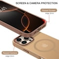 thumbnail image 6 of BENTOBEN Case for iPhone 16 Pro Max Compatible with Mag-Safe 6.9" Metal Frame Slim Tpu Matte Shockproof Protective Cover, 6 of 9