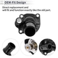 thumbnail image 4 of Termostato interno de Unique Bargains para Ford Focus 2003-2011 para Mazda CX-7 2007-2012, conjunto de carcasa de termostato de refrigerante del motor duradero No.3M4Z8575B, plástico 1 Pc, 4 of 6