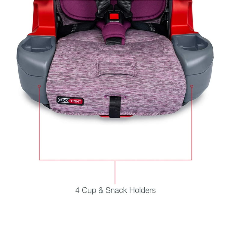 Britax Grow with You ClickTight Plus Harness-2-Booster Car Seat · Purple Ombre