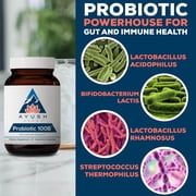 Ayush Herbs Probiotics Supplement for Digestion and Gut Health, 60 Capsules