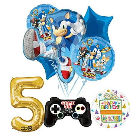 The Ultimate Sonic The Hedgehog 5th Birthday Party Supplies