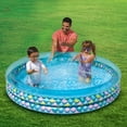 thumbnail image 6 of Bluescape Colorful Mermaid Print 3-Ring Inflatable Swimming Pool for Kids, Round, Age 2 & up, Unisex, 6 of 7