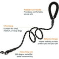 thumbnail image 2 of Rope Dog Training Leash 6.5 FT with Comfortable Padded Handle, Highly Reflective Threads Strong Dog Leash for Puppies Small Medium and Large Dogs Training, 2 of 6