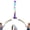 1 Pcs, variant on Glowing Rainbow LED Water Blaster, Pull-Push Firework Water Soaker Toy, Easy 3-Step Operation for Summer Pool Party, Beach, Backyard and Outdoor Games