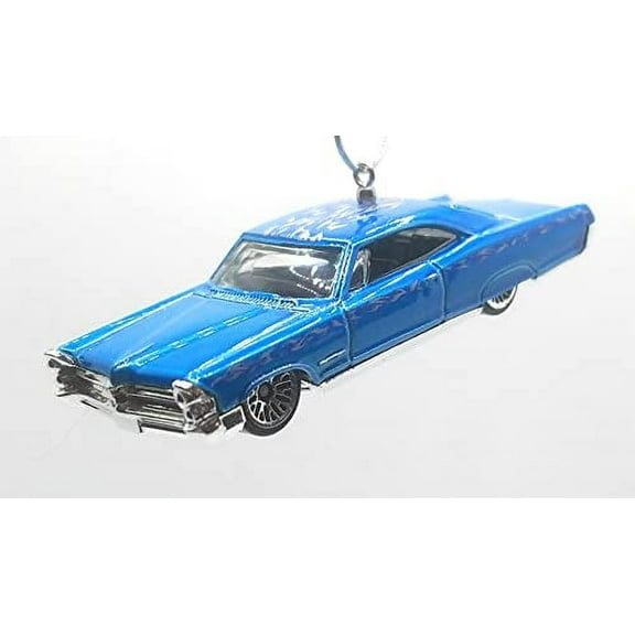 Christmas Ornament for 1965 Pontiac Bonneville Blue