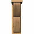 thumbnail image 2 of 5 1/2"W x 14"D x 18"H Crestline Smooth Corbel w/Backplate, Western Red Cedar, 2 of 9