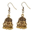 thumbnail image 3 of 2 pares de pendientes para mujer, campana bohemia, borla, , Tribal, gitano Yinane Pendientes colgantes de campana para mujer, 3 of 6