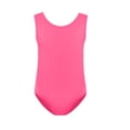 thumbnail image 3 of BOBOGOJP Tween Girls Swimsuits Summer Teen Girl Ruffle Sleeveless One Piece Bathing Suit Size 6-15 Years Hot Pink for Size 5-6 Years, 3 of 4