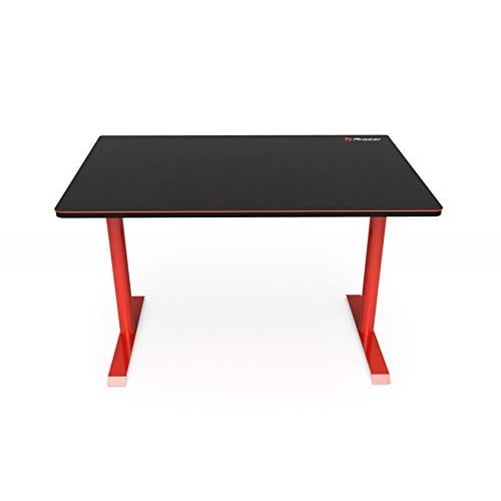 Arozzi Arena Leggero Gaming Desk With Full Surface Mousepad Red Walmart Com Walmart Com