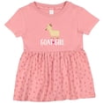thumbnail image 3 of Inktastic Goat Girl Farm Animal Girls Baby Dress, 3 of 5