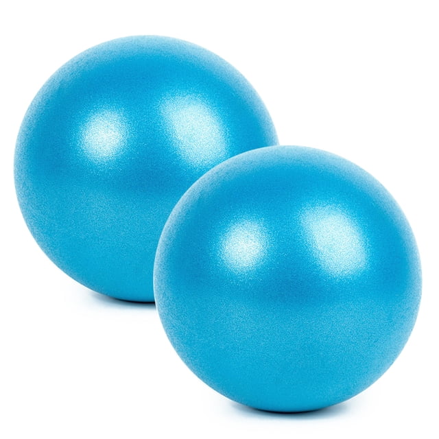 Pelota de Yoga Bola de yoga de 25 cm 2 piezas Bola de estabilidad gruesa anti-explosión Mini bola fí Meterk Pelota de Yoga