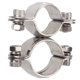 thumbnail image 1 of Ouitble Abrazadera giratoria Marina, Abrazadera giratoria 360 ° Acero Inoxidable de Grado Marino 316 Accesorios para Barcos de Pesca de Yates 25 mm x 31,7 mm, 1 of 14