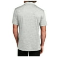 thumbnail image 2 of Yellow Rooster Men's PosiCharge Electric Heather Polo Male T-Shirts Silver Electric 2XL, 2 of 5
