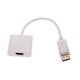 thumbnail image 2 of Cable adaptador conversor DP macho a hembra HD 1080P Blanco, 2 of 8