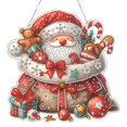 thumbnail image 1 of Adorno Colgante JJFox DIY de Acrílico 5D Papá Noel, 1 of 7