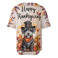 thumbnail image 2 of Happy Thanksgiving Schnauzer Welcome Thankful Fall Autumn Pumpkin All Over Print 3D Baseball Shirt Miniature Schnauzer Dog Lover Softball Sport - 02021, 2 of 6