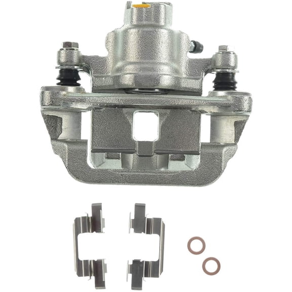 A-Premium Disc Brake Caliper Assembly with Bracket Compatible with Subaru Legacy 2005-2009 Rear Driver Side