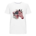 thumbnail image 4 of Yghzkop 2025 Summer Patriotic Graphic T-Shirt for Men USA Flag 4th July American Independence Day Star Stripes Print Shirt Athletic Fit Round Neck Quick-Dry Short Sleeve Top for Party Firework Show, 4 of 5
