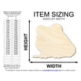 thumbnail image 2 of Unfinished Wood Cartoon Frog Shape 12" / 1/4", 2 of 3