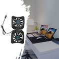 thumbnail image 4 of USB Cooling Fan Foldable CPU Cooler Mini Octopus Notebook Cooler Pad Quiet Stand Double Fans For 7-15 Inch Notebook Laptop, 4 of 6