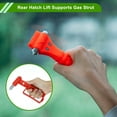 thumbnail image 2 of Ofertas Únicas 1 Pc Martillo de Seguridad Universal para Automóvil Rompedor de Cristales Herramienta de Escape Urgente Negro Rojo, 2 of 6