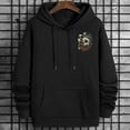 thumbnail image 3 of Big and Tall Men Hoodie Plus Size Hooded Sweatshirt Fleece Pullover 2XL H2 5KPD G11, 3 of 8