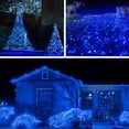 thumbnail image 4 of 33ft 100 LED Outdoor String Lights, Twinkle Fairy Lights Battery Operated with Remote, Christmas Lights for Bedroom Patio Backyard Garden Tree Party Indoor Decor (Blue), 4 of 7
