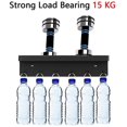 thumbnail image 4 of Key Holder With Shelf, 6 Hooks, Self-adhesive Key Organizer Black, 4 of 4
