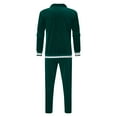 thumbnail image 5 of Father's Day Mens 2 Piece Velvet Tracksuits Zip Up Jacket and Pant Sets Sportswear Sweatsuits Joggers Outfits, 5 of 5