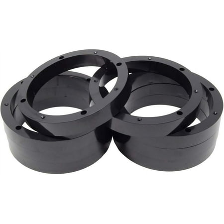 4 Pairs 6.5 Plastic Speaker Spacer Rings Subwoofer Custom Mounting Adapter