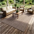 thumbnail image 2 of Koeckritz Rugs Wassaw Taupe Ribbed Indoor/Outdoor Area Rug 12' x 18', 2 of 8