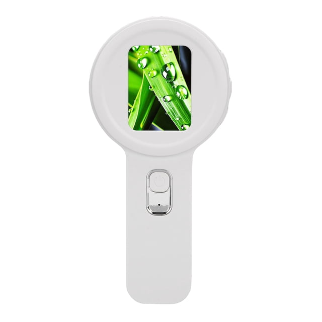 Handheld Digital Microscope, 2.0 Inch HD Screen 16 LED Lights, Ortable Digital Magnifying Glass 200x, Portable Magnifier for Adults Kids Jewelry Coin PCB Inspection