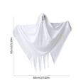 thumbnail image 3 of Halloween Hanging Ghost Decoration, Cute Floating Ghost Wall Decor Easy Hanging Reusable Spooky Party Ornament, Outdoor Yard Porch Door Window Decor for Halloween Party Hauntedy Houses, 3 of 6