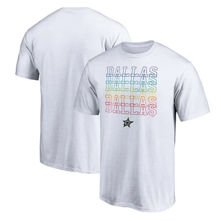 Men's Fanatics Branded White Dallas Stars City Pride T-Shirt