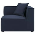 thumbnail image 4 of Sofa Corner Chair, Fabric, Blue Navy, Modern Contemporary Urban Design, Outdoor Patio Balcony Cafe Bistro Garden Furniture Hotel Hospitality, 4 of 7
